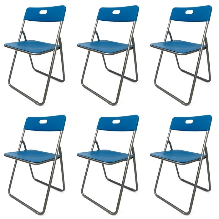 Set 6 sedie pieghevoli in ferro - Poli Wili - BEST - 63737184911738