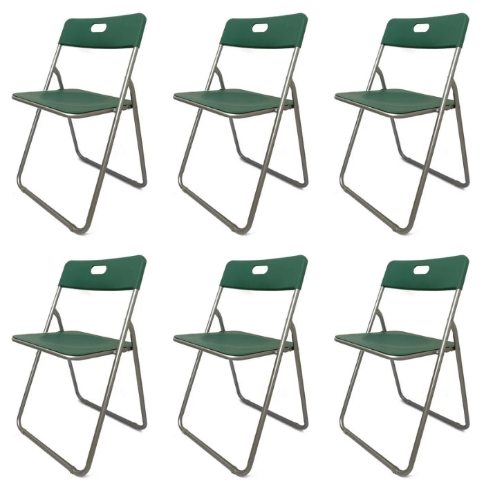 Set 6 sedie pieghevoli in ferro - Poli Wili - BEST - 63737185010042