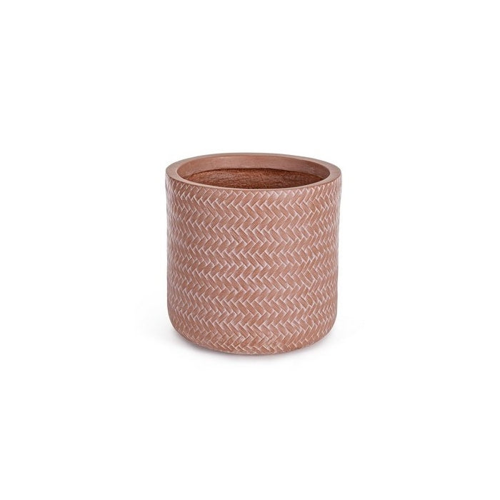 Vaso cilindrico con finitura ad intreccio - Tressage - BIZZOTTO - 34321175216344