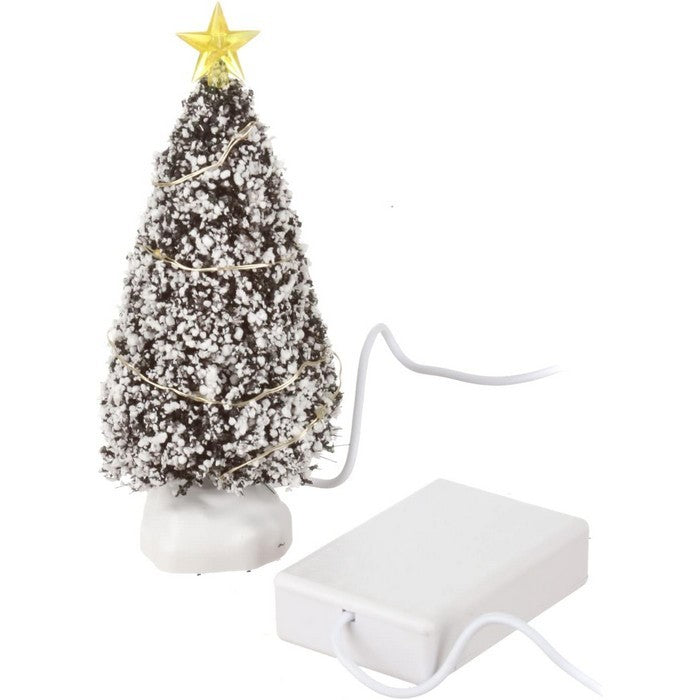 Albero Sempreverde con 12 Luci Multicolor per villaggio natalizio