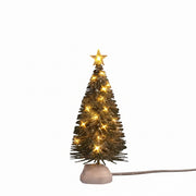 Albero di natale per villaggio natalizio con stella