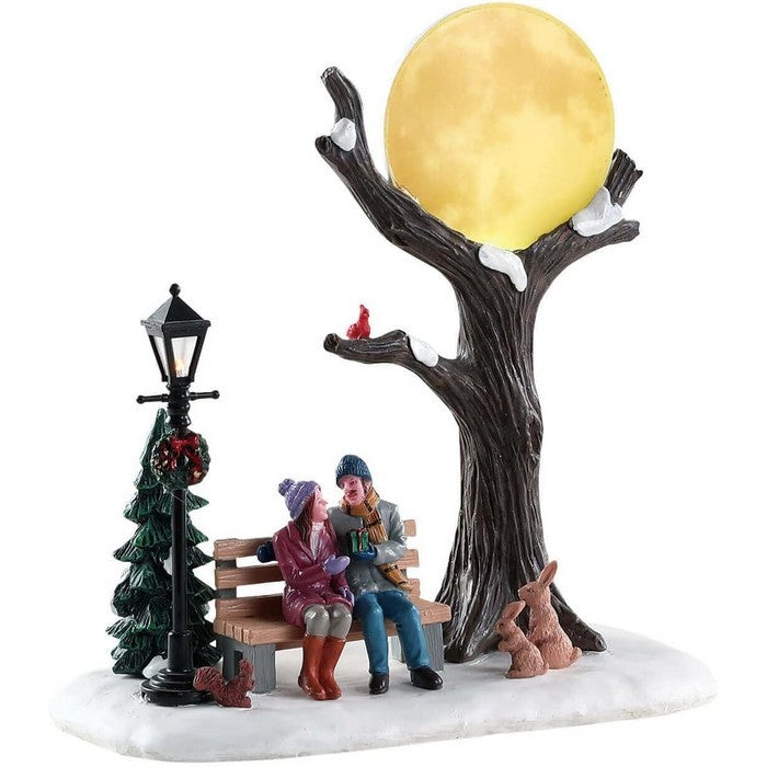 Luna di Natale per villaggio natalizio
