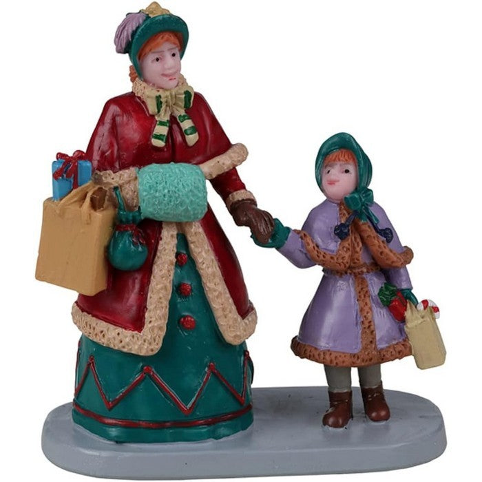 Scena Shopping con Mamma per villaggio natalizio