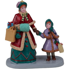 Scena Shopping con Mamma per villaggio natalizio