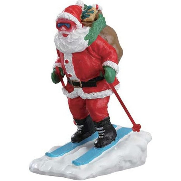 Babbo Natale Sciatore per villaggio natalizio