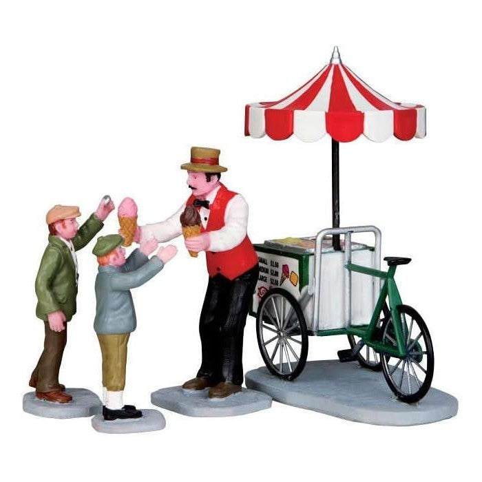 Scena Carrello Gelati per villaggio natalizio