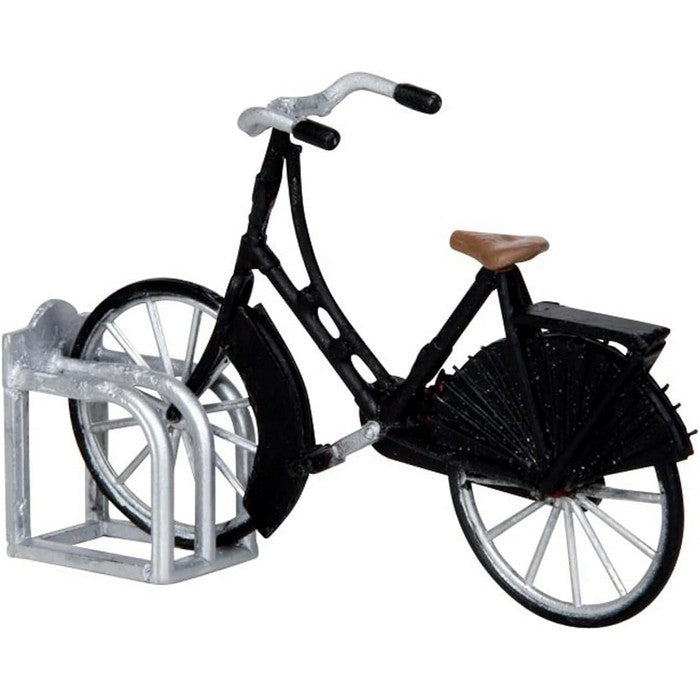 Bicicletta d'epoca per villaggio natalizio