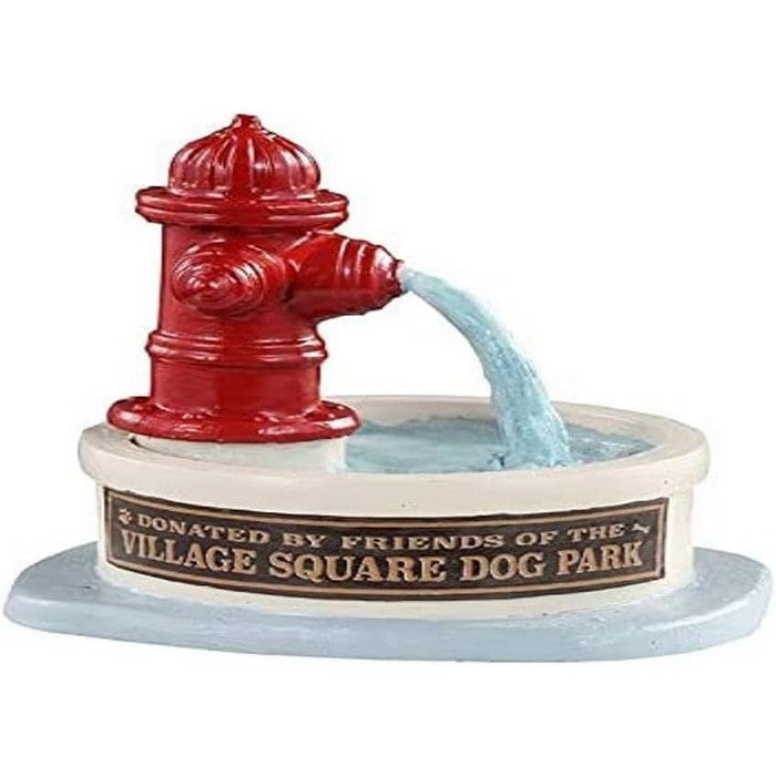 Fontana d'acqua del Parco per Cani per villaggio natalizio