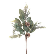 Ramo artificiale per decorazione natalizia con pigne 45 cm - Fernie