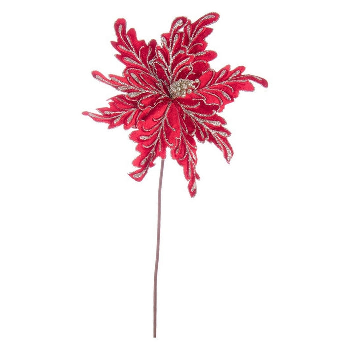 Fiore artificiale per decorazione natalizia 32 cm - Noelle