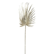 Foglia di palma artificiale per decorazione natalizia con glitter 67 cm