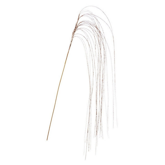 Ramo Capelli d'Angelo con glitter per decorazione natalizia 125 cm