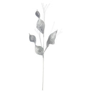 Ramo per decorazione natalizia con glitter 80 cm - Lisbeth