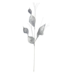 Ramo per decorazione natalizia con glitter 80 cm - Lisbeth