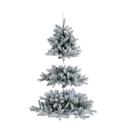 Albero di Natale innevato pendente in sospensione - Fiemme