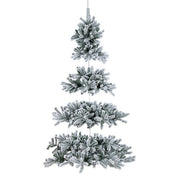 Albero di Natale innevato pendente in sospensione - Fiemme