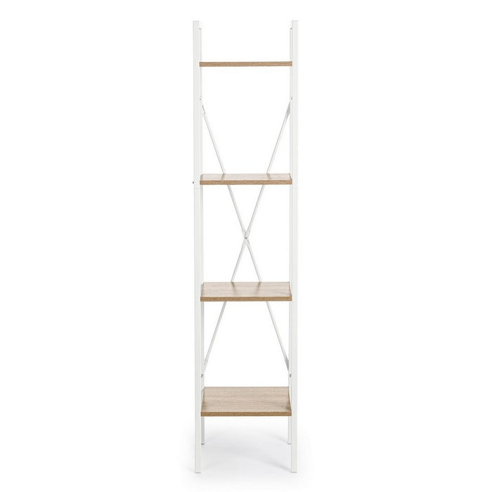 Scaffale a colonna scandinavo con 4 mensole bianco - Elettra - BIZZOTTO - 34278893256920