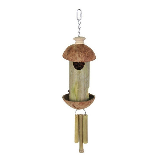 Gioco a pendaglio per uccelli in bamboo e cocco - RECORD - 
