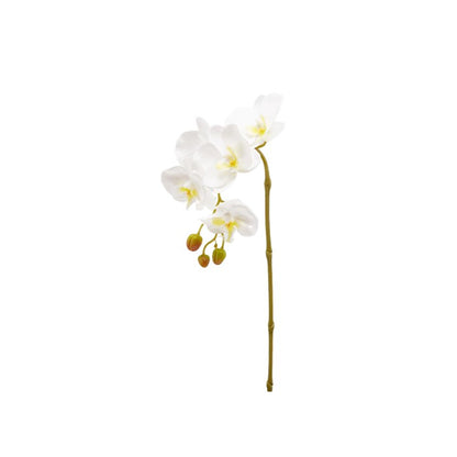 Ramo di orchidea artificiale Olis 3D 5 fiori 70 cm