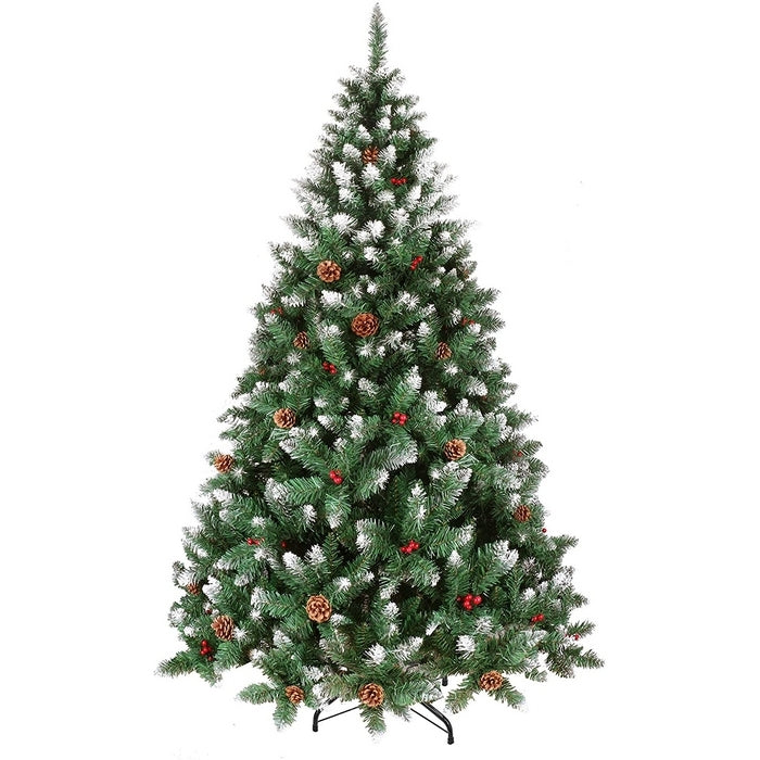 Albero di Natale con bacche e pigne - Saint Moritz