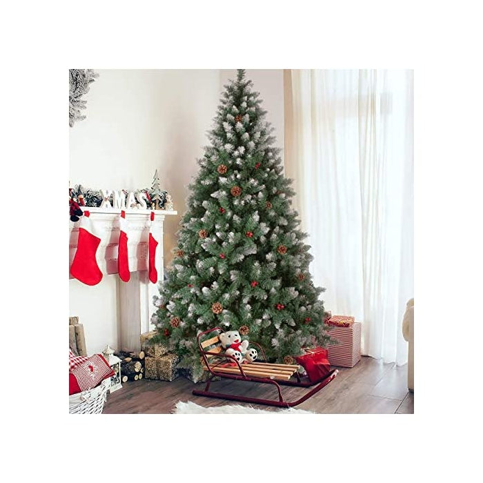 Albero di Natale con bacche e pigne - Saint Moritz