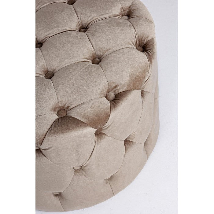 Pouf in velluto rotondo 60 cm - Lorella - BIZZOTTO - 34278981206232