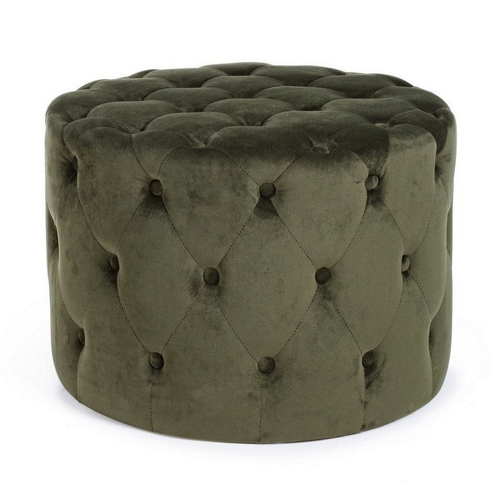 Pouf in velluto rotondo 60 cm - Lorella - BIZZOTTO - 34268845179096