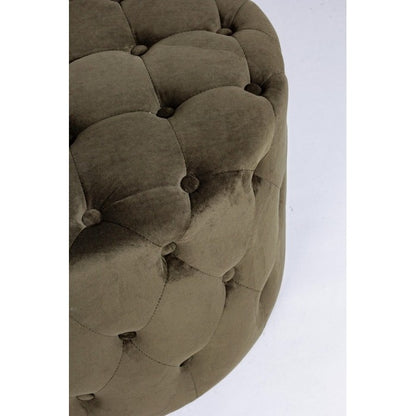 Pouf in velluto rotondo 60 cm - Lorella
