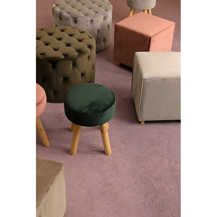 Pouf in velluto rotondo 60 cm - Lorella - BIZZOTTO - 34278986875096