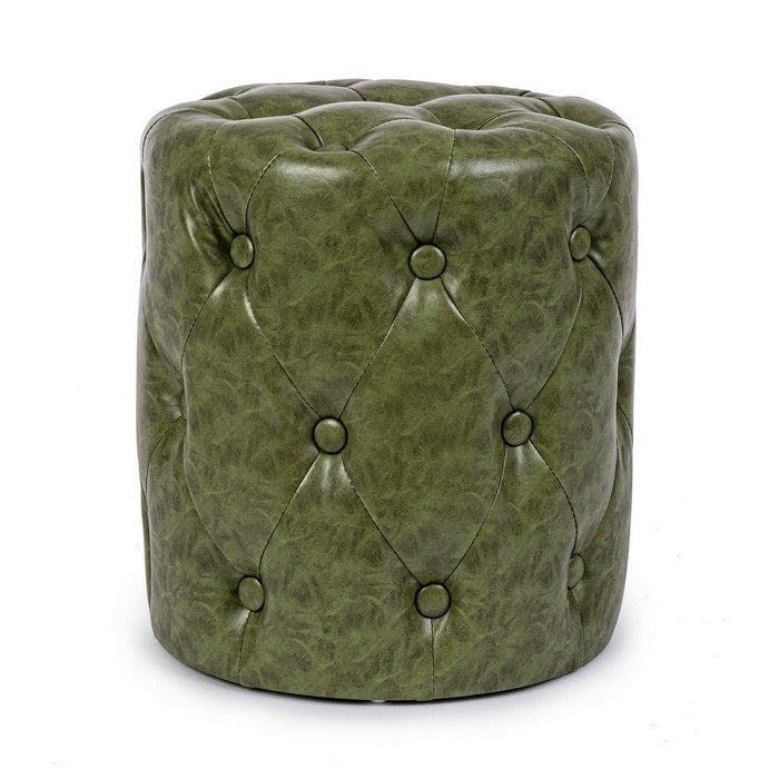 Pouf in similpelle vintage - Batilda