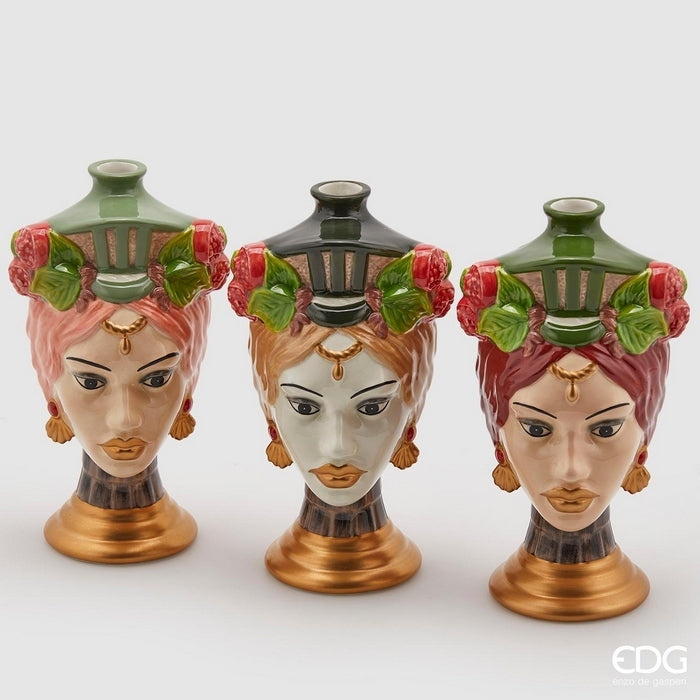 Vaso decorativo Testa di Moro - Sicily - EDG - 34268861137112