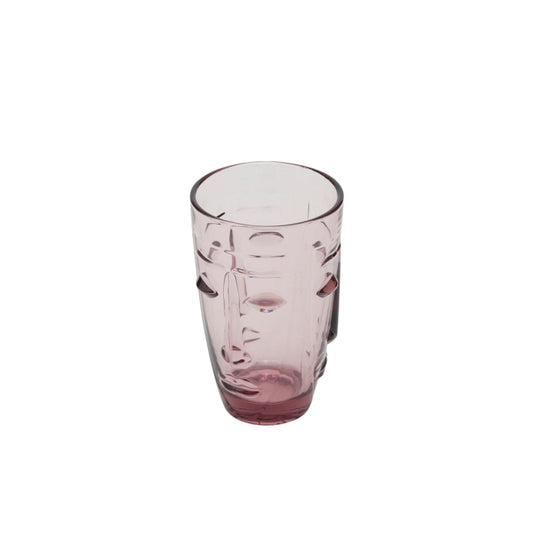 Bicchiere con faccia in vetro colorato - EDG - 34276538253528
