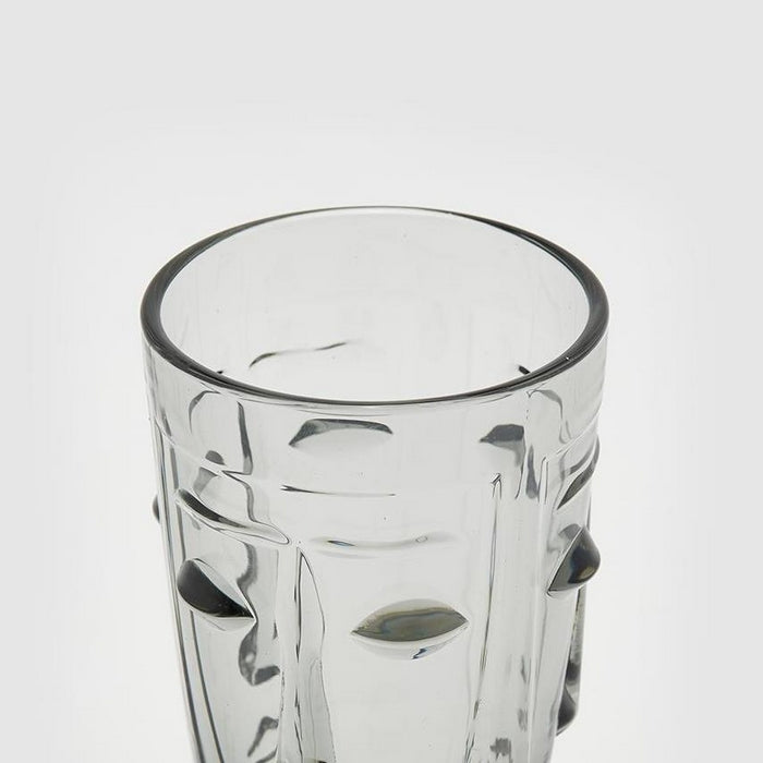 Bicchiere con faccia in vetro colorato - EDG - 34276541792472