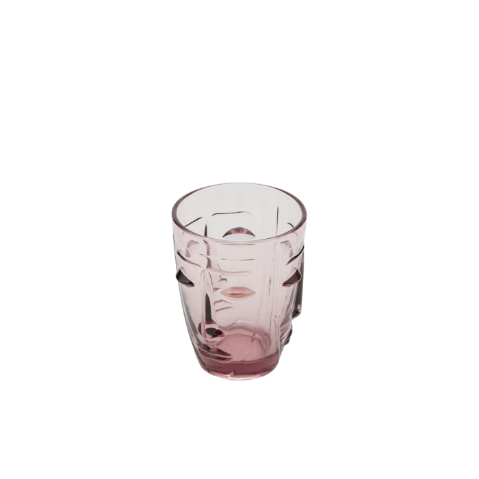 Bicchiere con faccia in vetro colorato - EDG - 34276543365336
