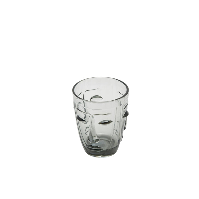 Bicchiere con faccia in vetro colorato - EDG - 34276544938200