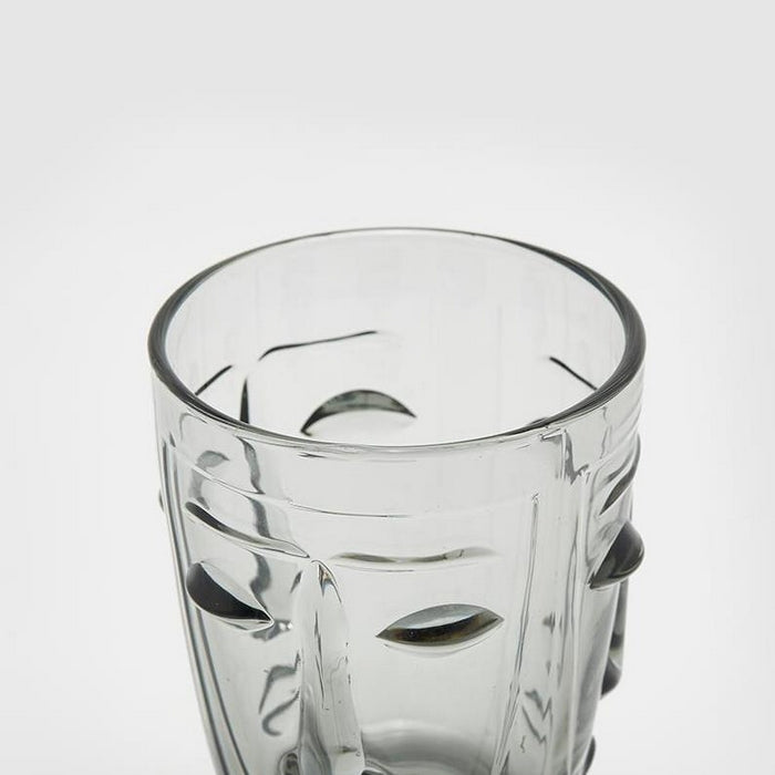 Bicchiere con faccia in vetro colorato - EDG - 34276546347224