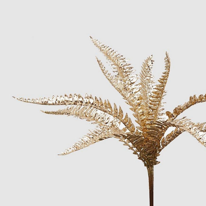 Ramo di felce artificiale con glitter per decorazione - West - EDG - 34279031668952