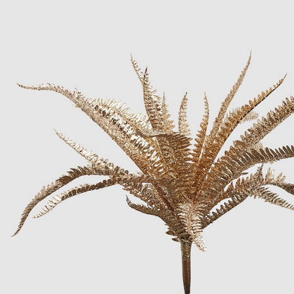 Ramo di felce artificiale con glitter per decorazione - West