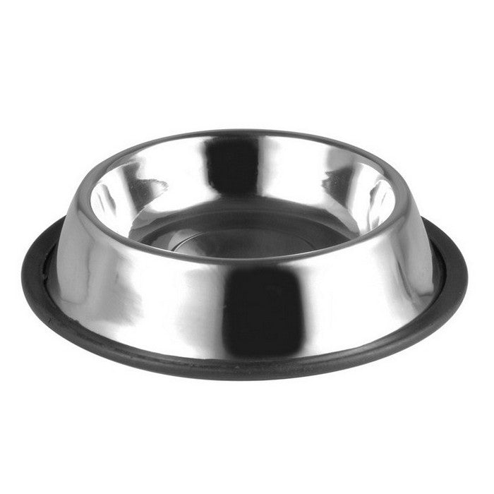 Ciotola in acciaio inox con base gommata antiscivolo