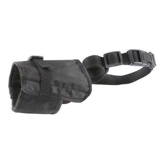 Museruola per cani regolabile in nylon nero - RECORD - 64428768919930