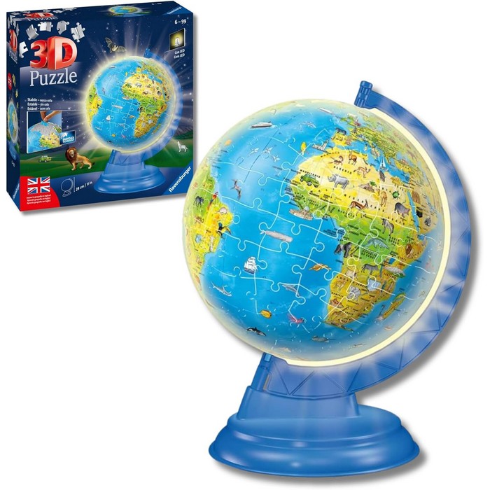 Globo Puzzle 3D