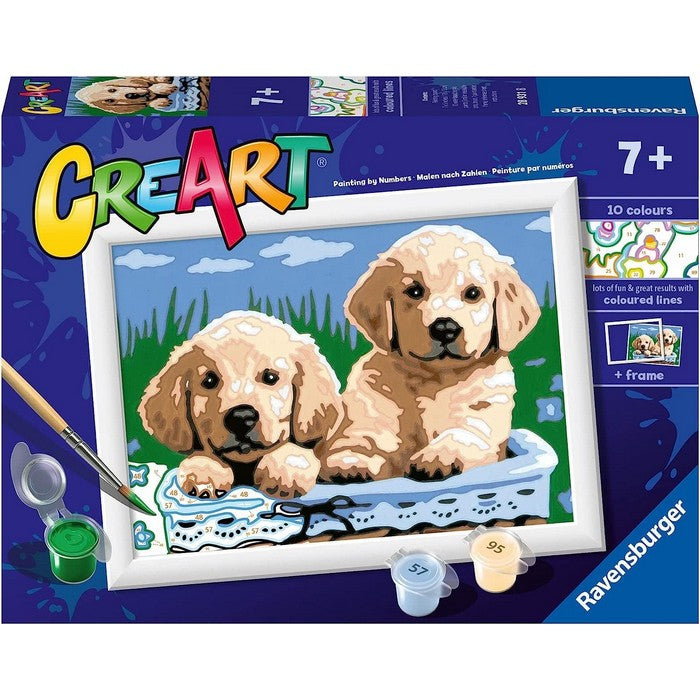 Creart kit pittura per bambini Cani Retriever