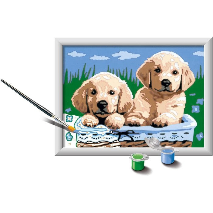 Creart kit pittura per bambini Cani Retriever