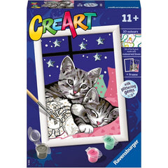 Creart kit pittura per bambini Dolci Gattini
