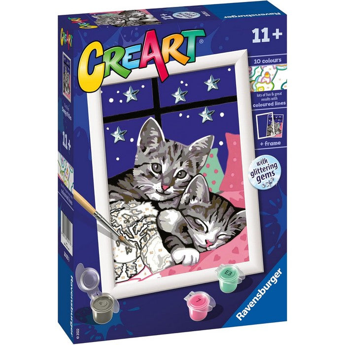Creart kit pittura per bambini Dolci Gattini