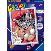 Creart kit pittura per bambini Gattino E Il Suo Orsetto
