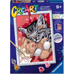 Creart kit pittura per bambini Gattino E Il Suo Orsetto