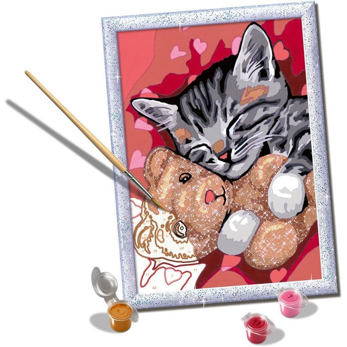 Creart kit pittura per bambini Gattino E Il Suo Orsetto