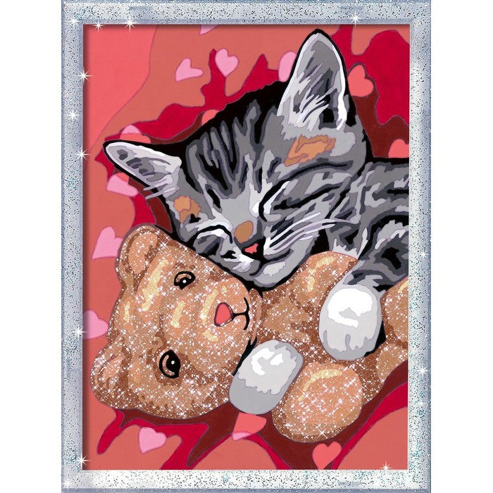 Creart kit pittura per bambini Gattino E Il Suo Orsetto
