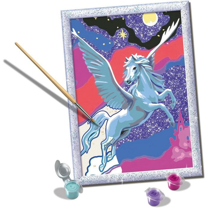 Creart kit pittura per bambini Pegaso Scintillante
